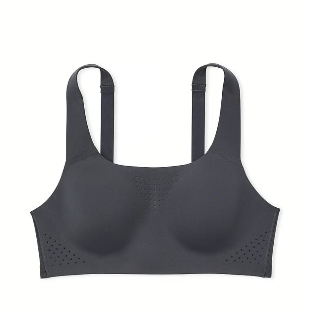NWOT VICTORIA'S SECRET VSX Featherweight Max™ Sports Bra Gray Grey 32DDD / 32F - Picture 3 of 9